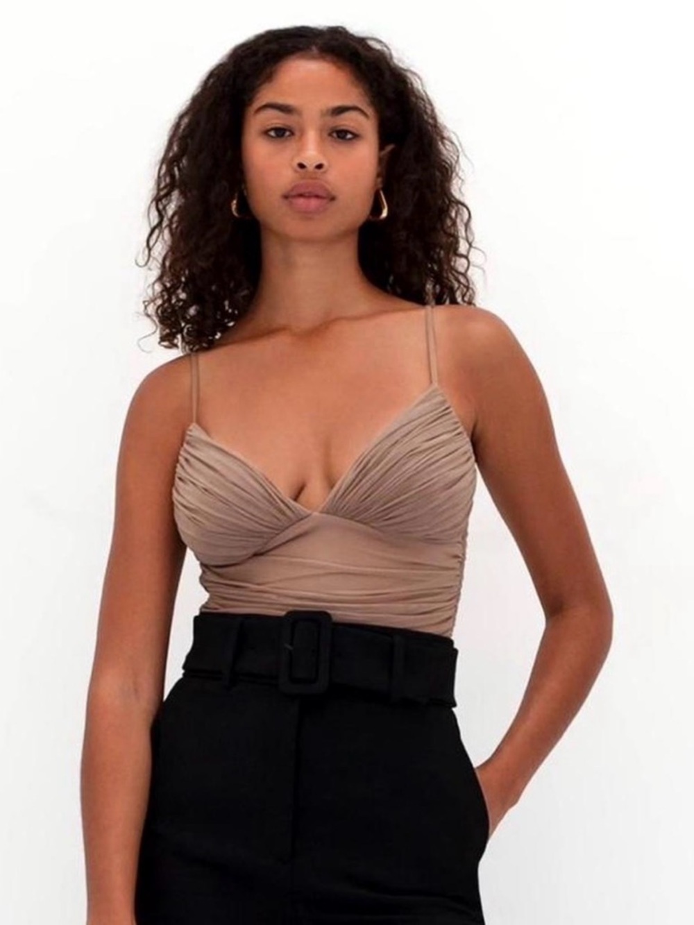 Babaton Nude Luxor Bodysuit ✨🥨